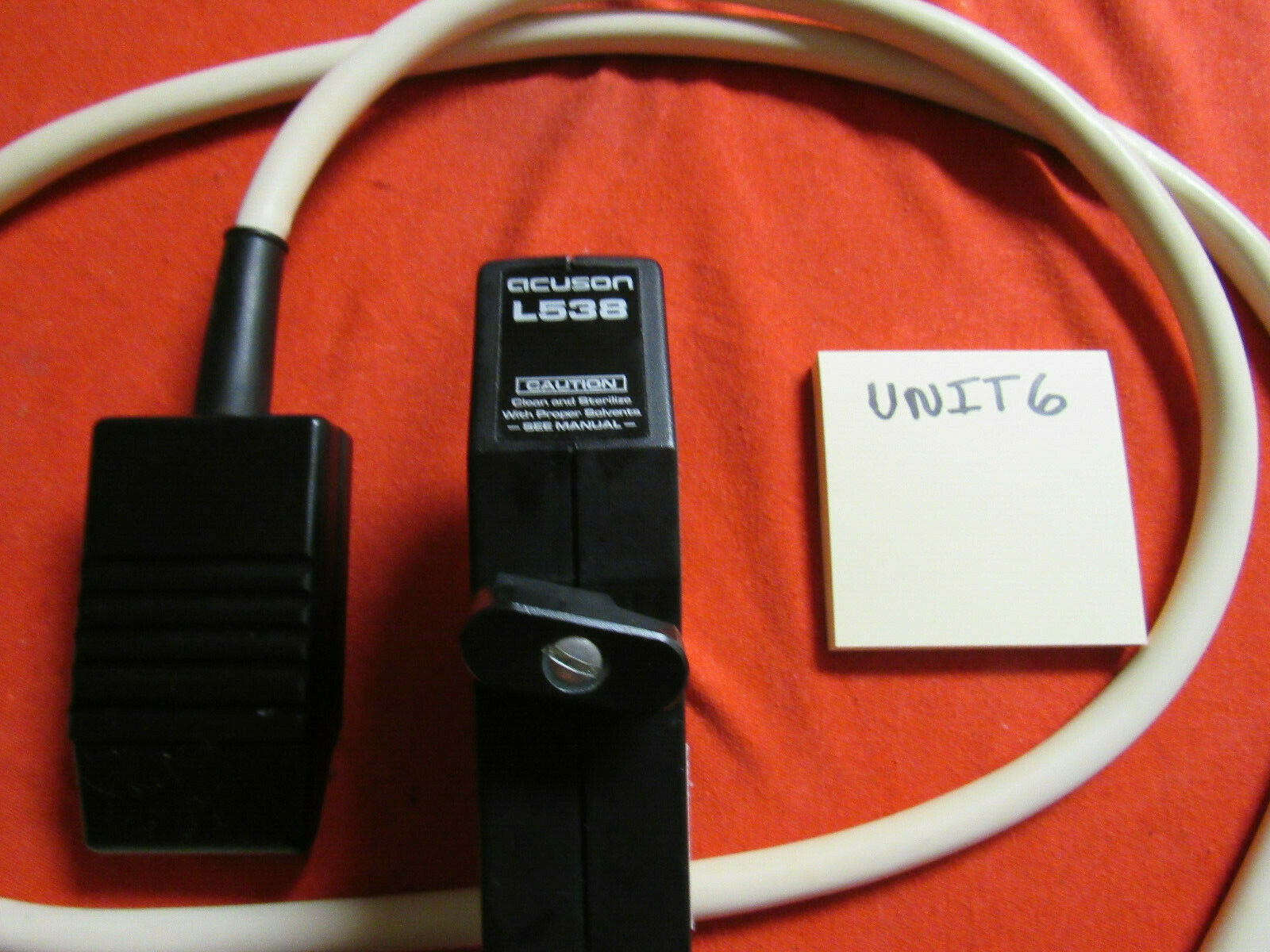 ACUSON L538 ULTRASOUND TRANSDUCER UNIT 6 DIAGNOSTIC ULTRASOUND MACHINES FOR SALE