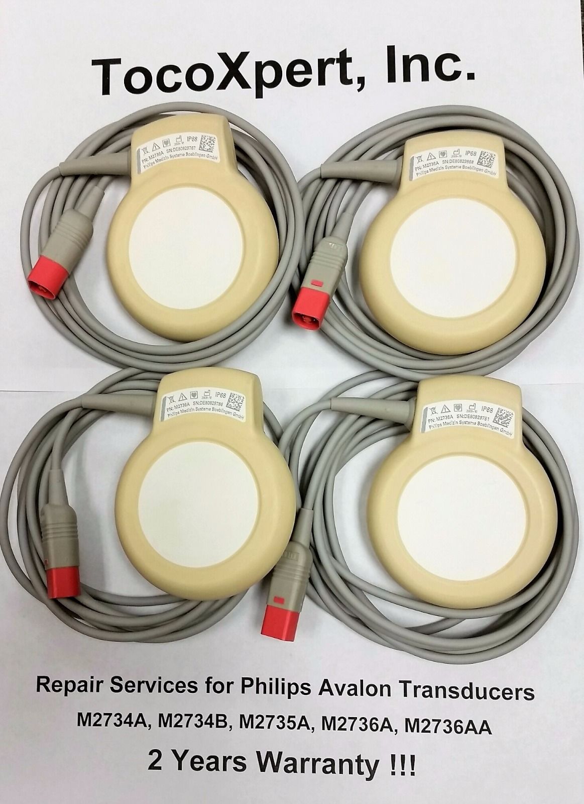 Philips M2736A Avalon Ultrasound Transducer 99 LIFETIME Warranty