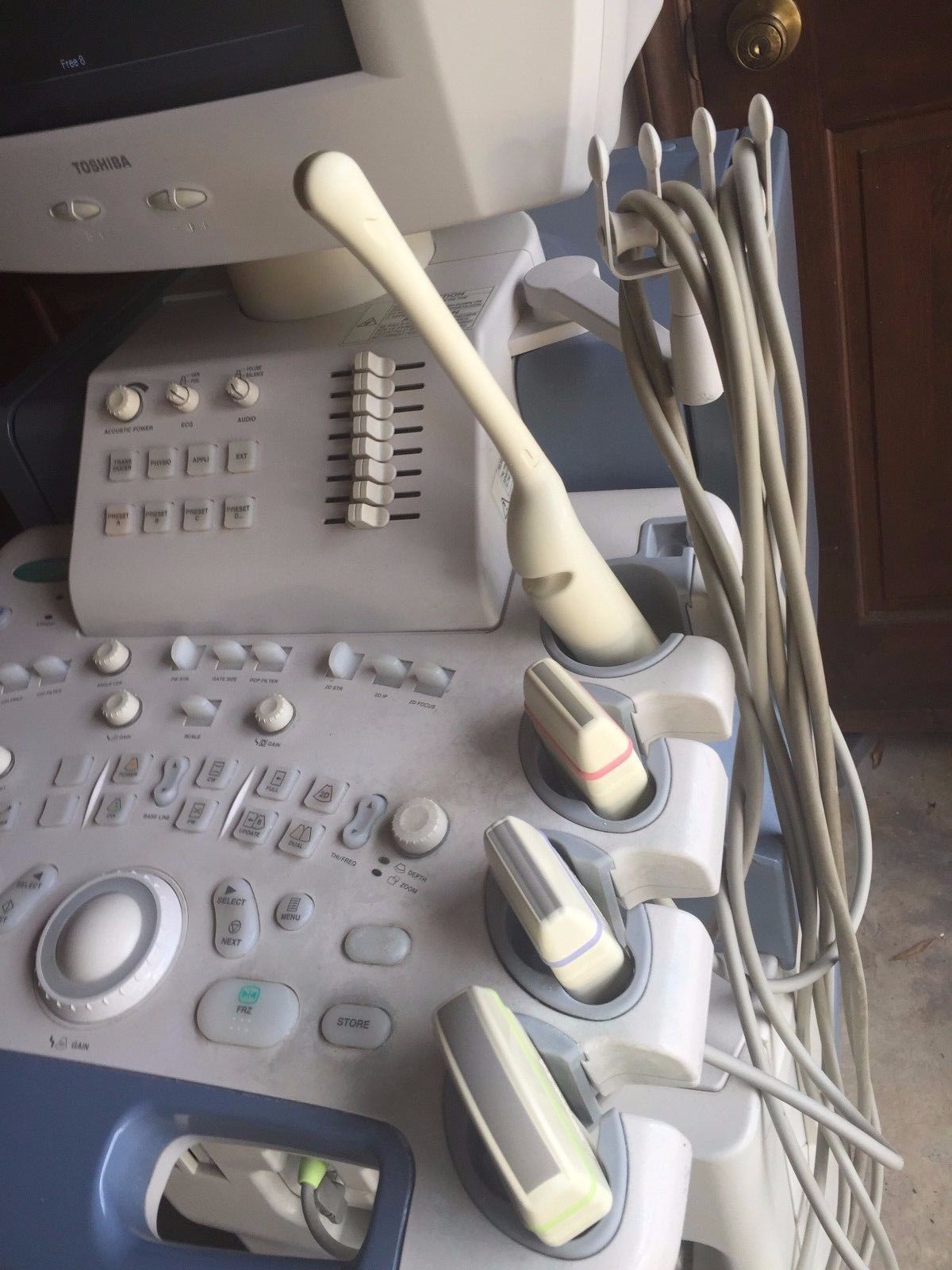Toshiba Nemio 20 Ultrasound +4 Probes PLM703AT PLM-1204AT PVM-651VT PVM-375AT DIAGNOSTIC ULTRASOUND MACHINES FOR SALE