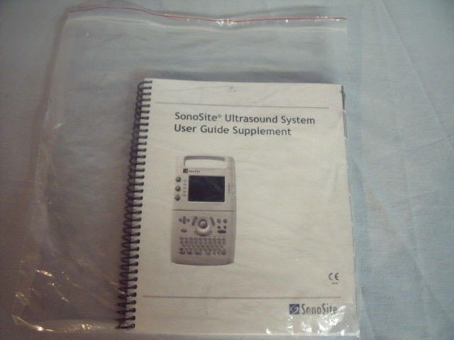 Sonosite Ultra Sound System User Guide and Supplement User Guide ! L5 DIAGNOSTIC ULTRASOUND MACHINES FOR SALE