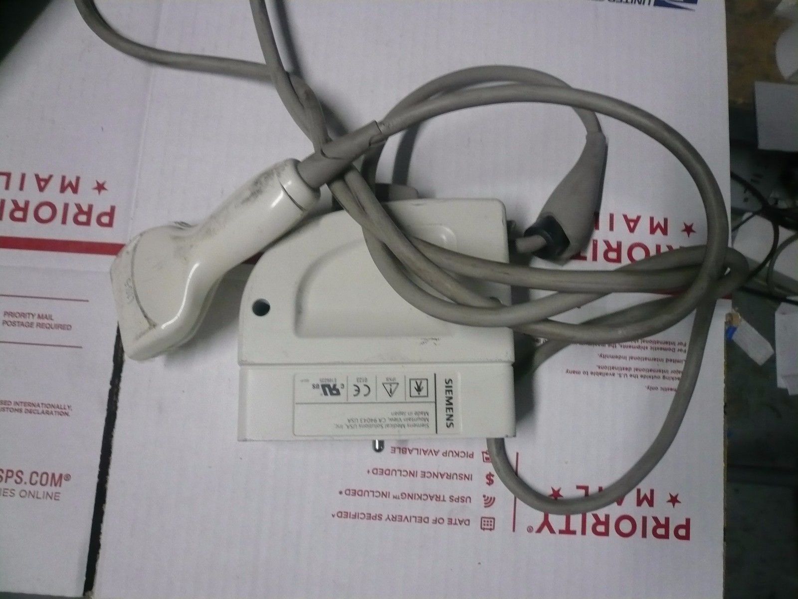 Siemens L10-5 Linear Array Ultrasound Transducer Probe FOR PARTS BROKEN AS IS DIAGNOSTIC ULTRASOUND MACHINES FOR SALE