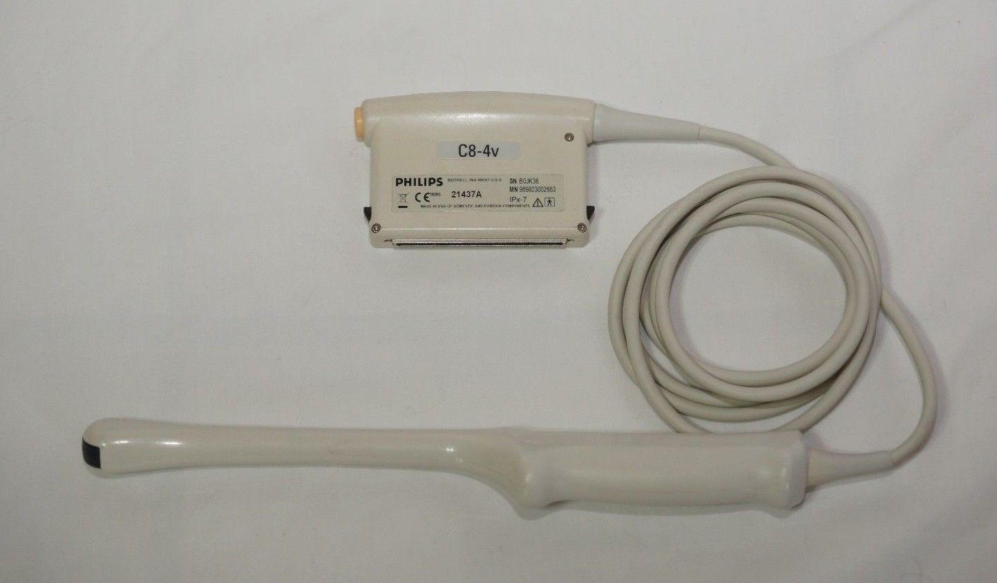 Philips C8-4v Ultrasound Transducer Probe Transvaginal DIAGNOSTIC ULTRASOUND MACHINES FOR SALE