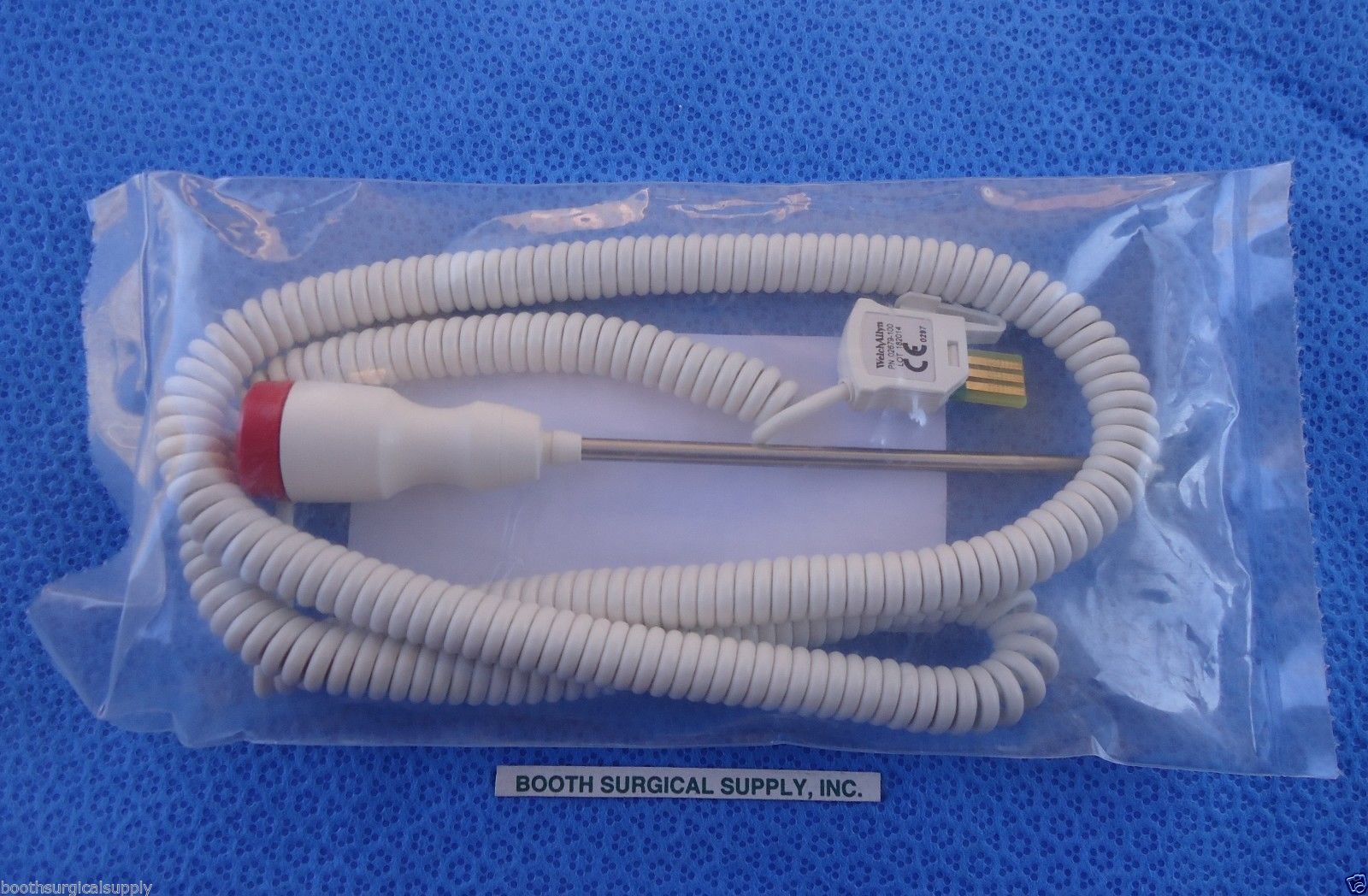 WELCH ALLYN 02679-100 9' RECTAL PROBE FOR 678/679 THERMOMETER/SPOT VITAL SIGN DIAGNOSTIC ULTRASOUND MACHINES FOR SALE