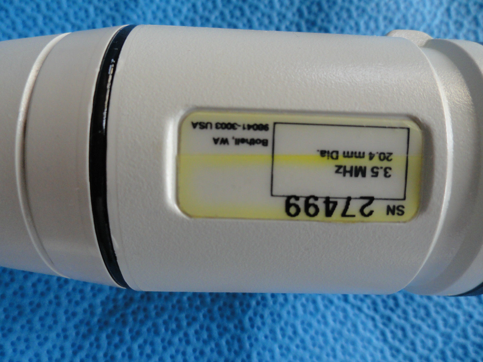 ATL 3.5 MHz 20.4mm Dia Annular Array Ultrasound Probe 400-0188-01 (3867) DIAGNOSTIC ULTRASOUND MACHINES FOR SALE