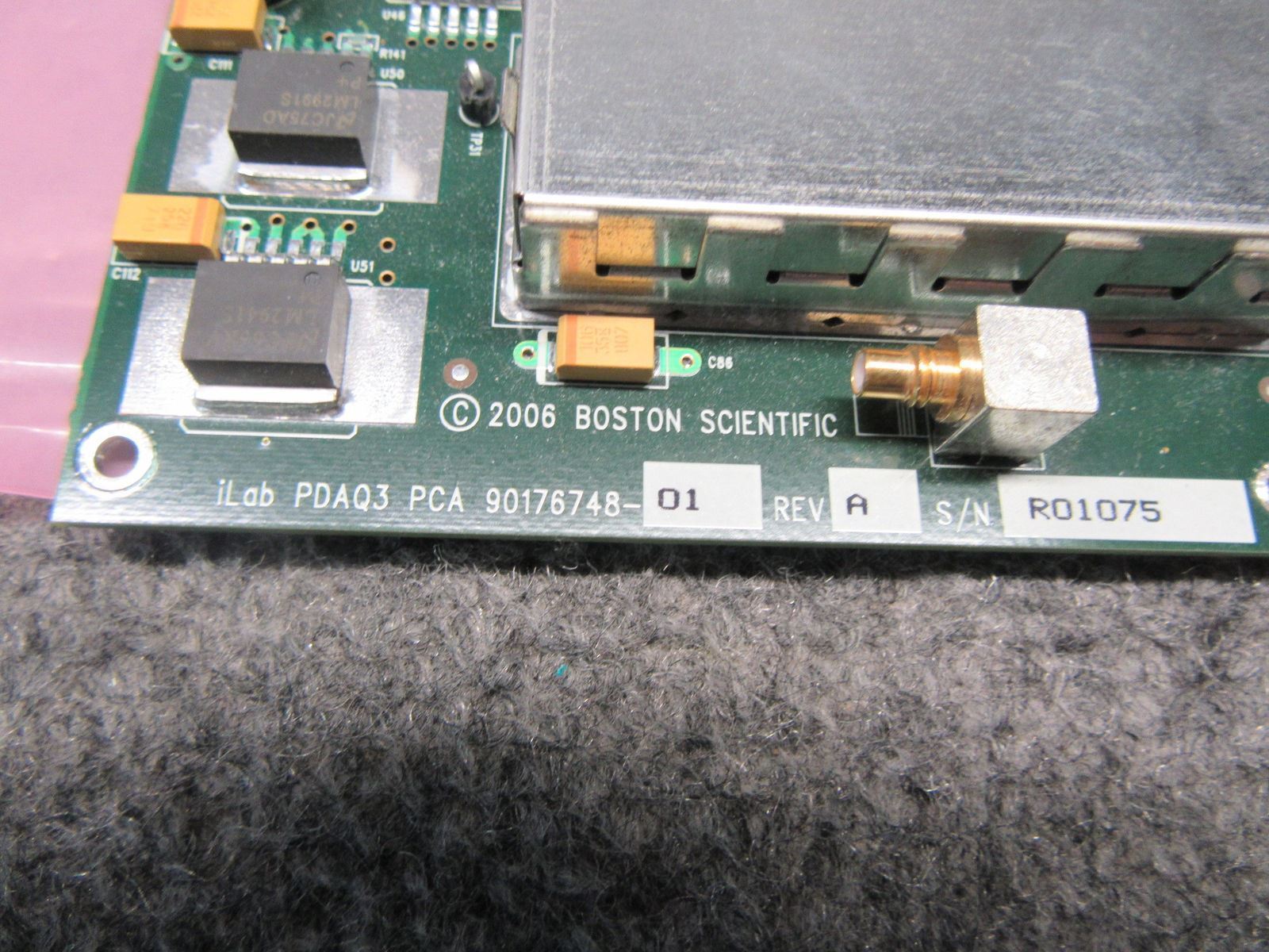 iLab PDAQ3 PCA 90176748 System Board For Boston Scientific Acquisition PC DIAGNOSTIC ULTRASOUND MACHINES FOR SALE