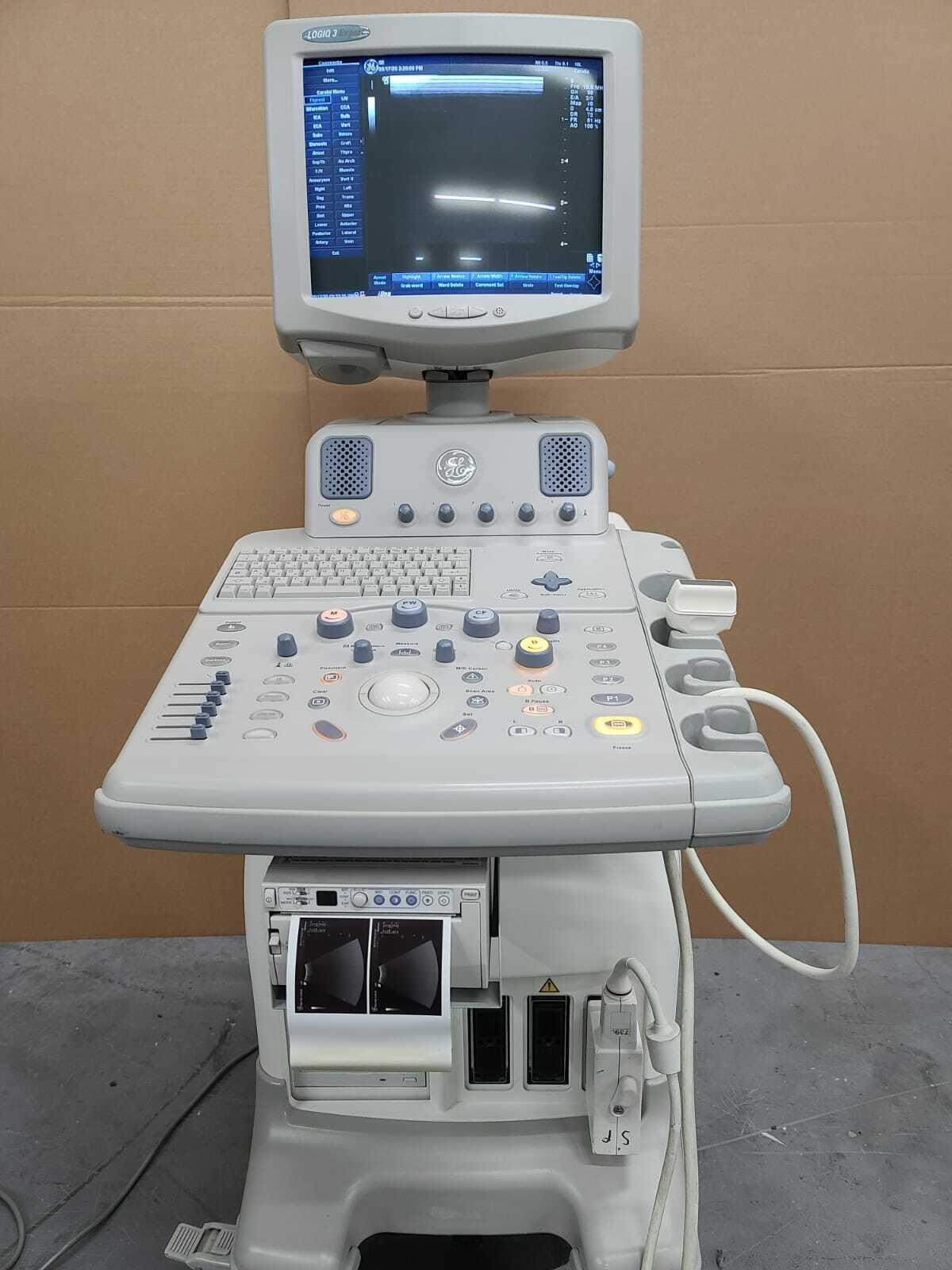 GE LOGIQ 3 EXPERT Ultrasound System - Fully Tested, High Performance