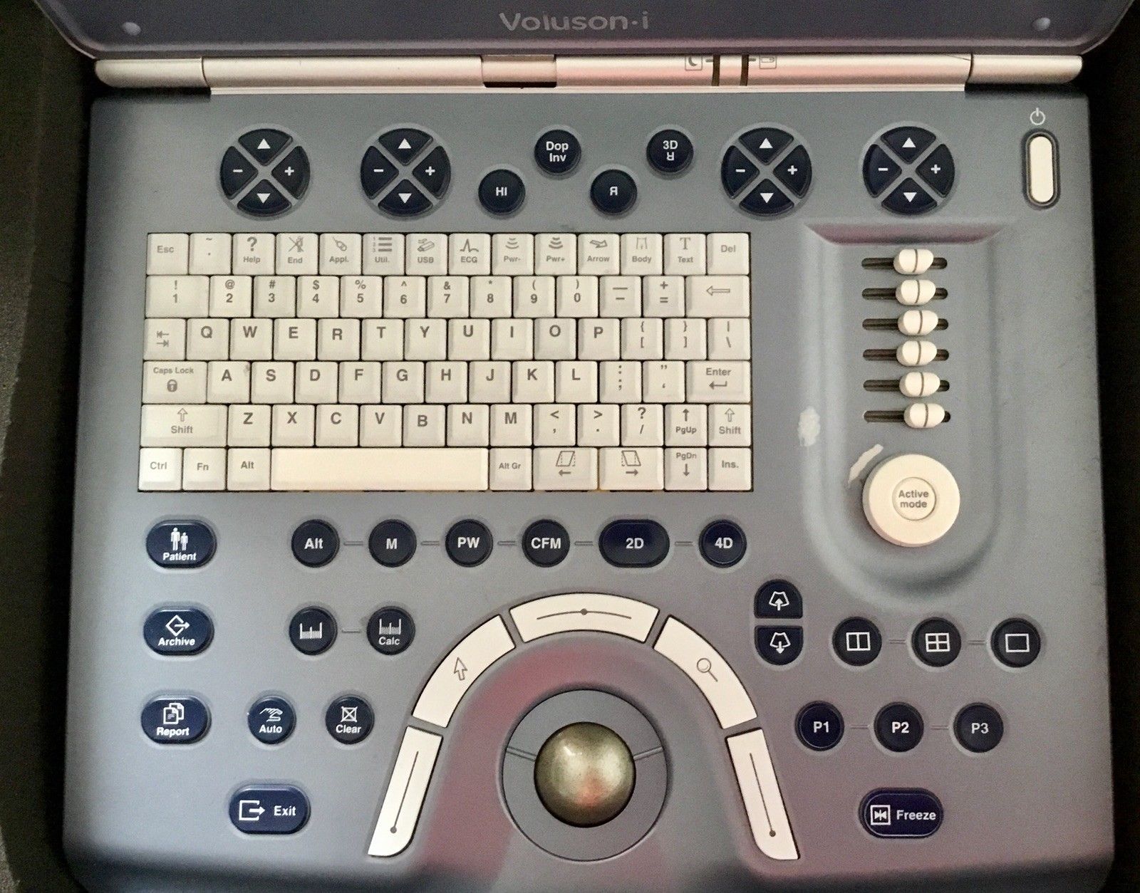 GE Voluson i Portable Ultrasound System and 4D Transducer probe, Protective case DIAGNOSTIC ULTRASOUND MACHINES FOR SALE