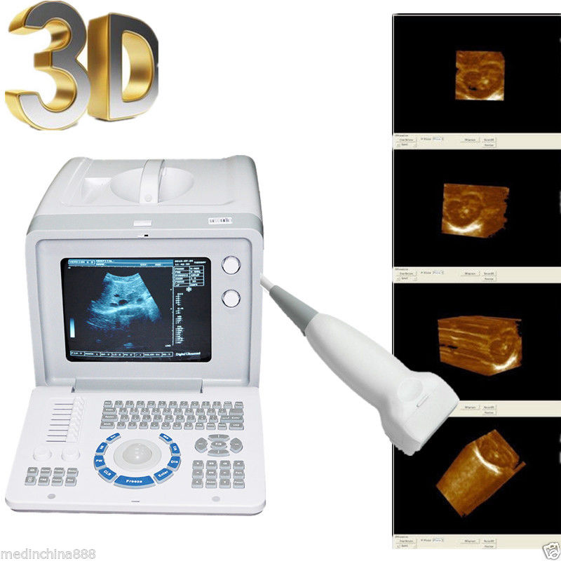LCD External 3D Digital Ultrasound Ultrasonic Scanner Test 7.5 Mhz Linear Probe DIAGNOSTIC ULTRASOUND MACHINES FOR SALE