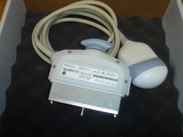 GE RAB2-5-D 3D/4D Convex Probe Transducer #11015 DIAGNOSTIC ULTRASOUND MACHINES FOR SALE