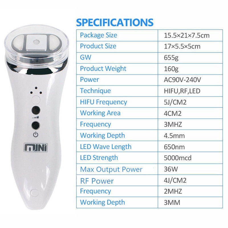 Mini Hifu High Intensity Focused Ultrasound Skin Face Anti Ageing Beauty Machine DIAGNOSTIC ULTRASOUND MACHINES FOR SALE