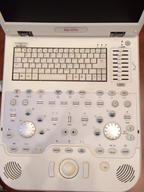 Esaote MyLab Five Portable Ultrasound machine including 2 probes DIAGNOSTIC ULTRASOUND MACHINES FOR SALE