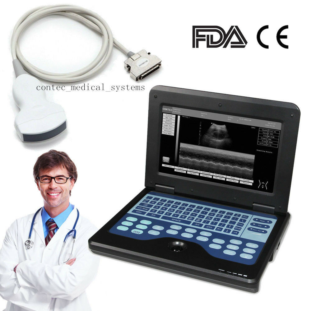 Human Abdomen Ultrasound Machine Laptop Ultrasound Scanner +Convex Probe,CE &USA DIAGNOSTIC ULTRASOUND MACHINES FOR SALE