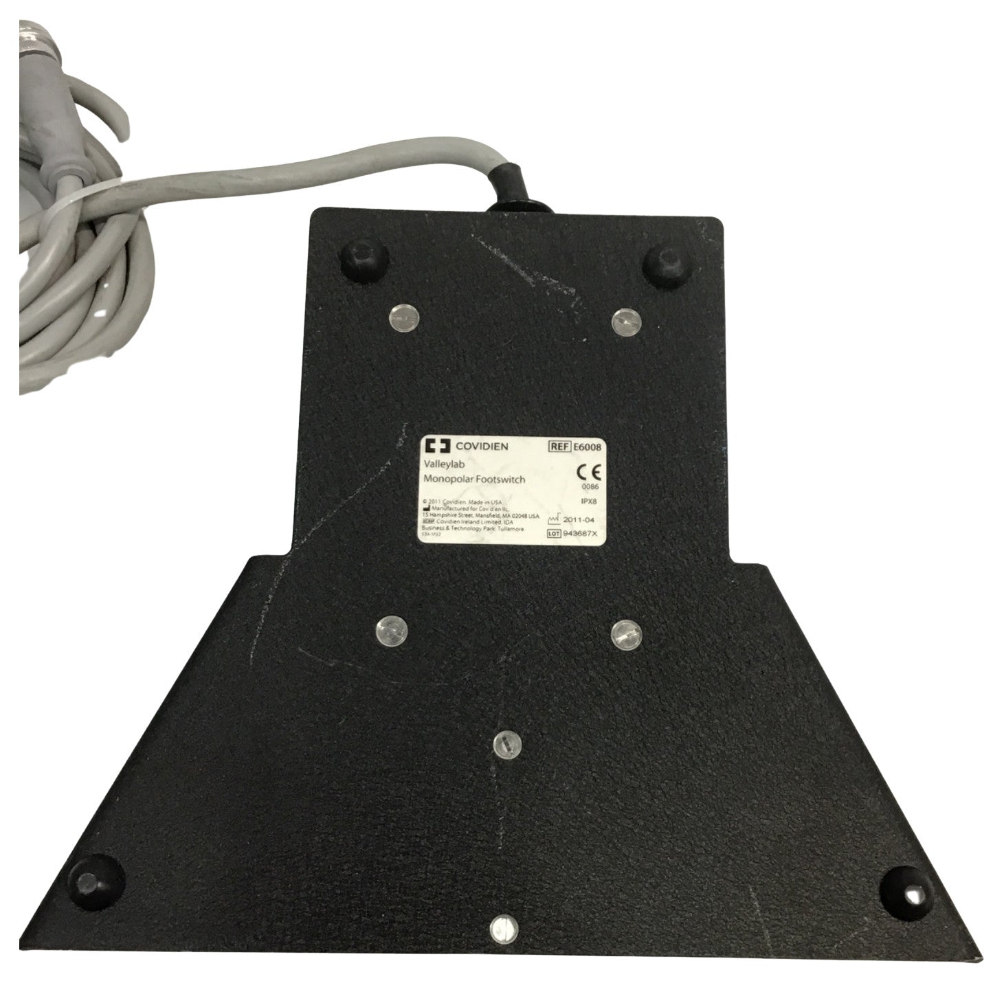 VALLEYLAB E6008 ELECTROSURGICAL FOOTSWITCH !