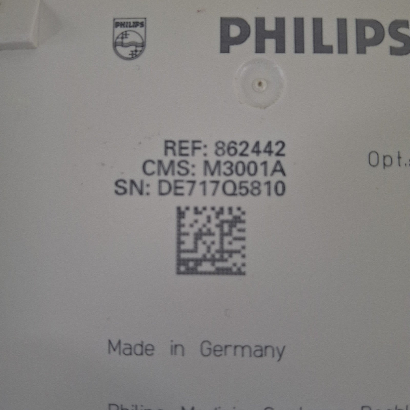 Philips M3001A-A02C06 OxiMax SpO2, NIBP, ECG, Temp, IBP MMS Module