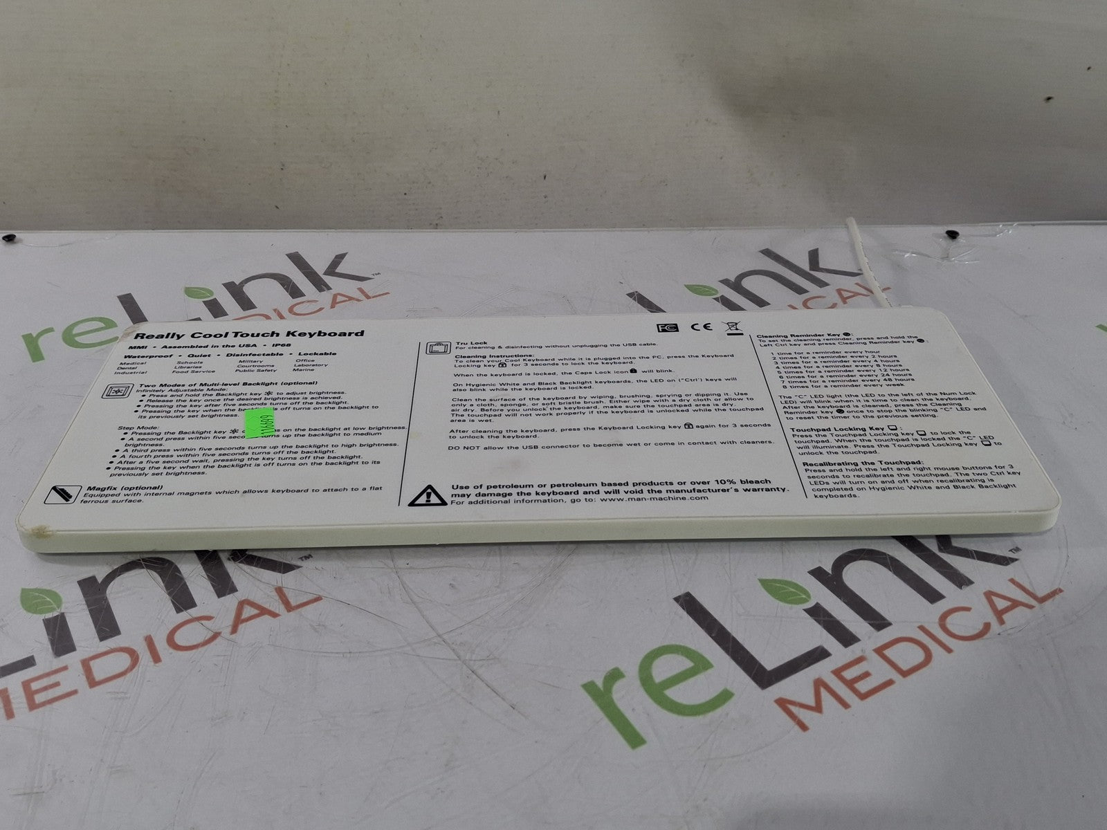 Man & Machine Really Cool Touch Keyboard