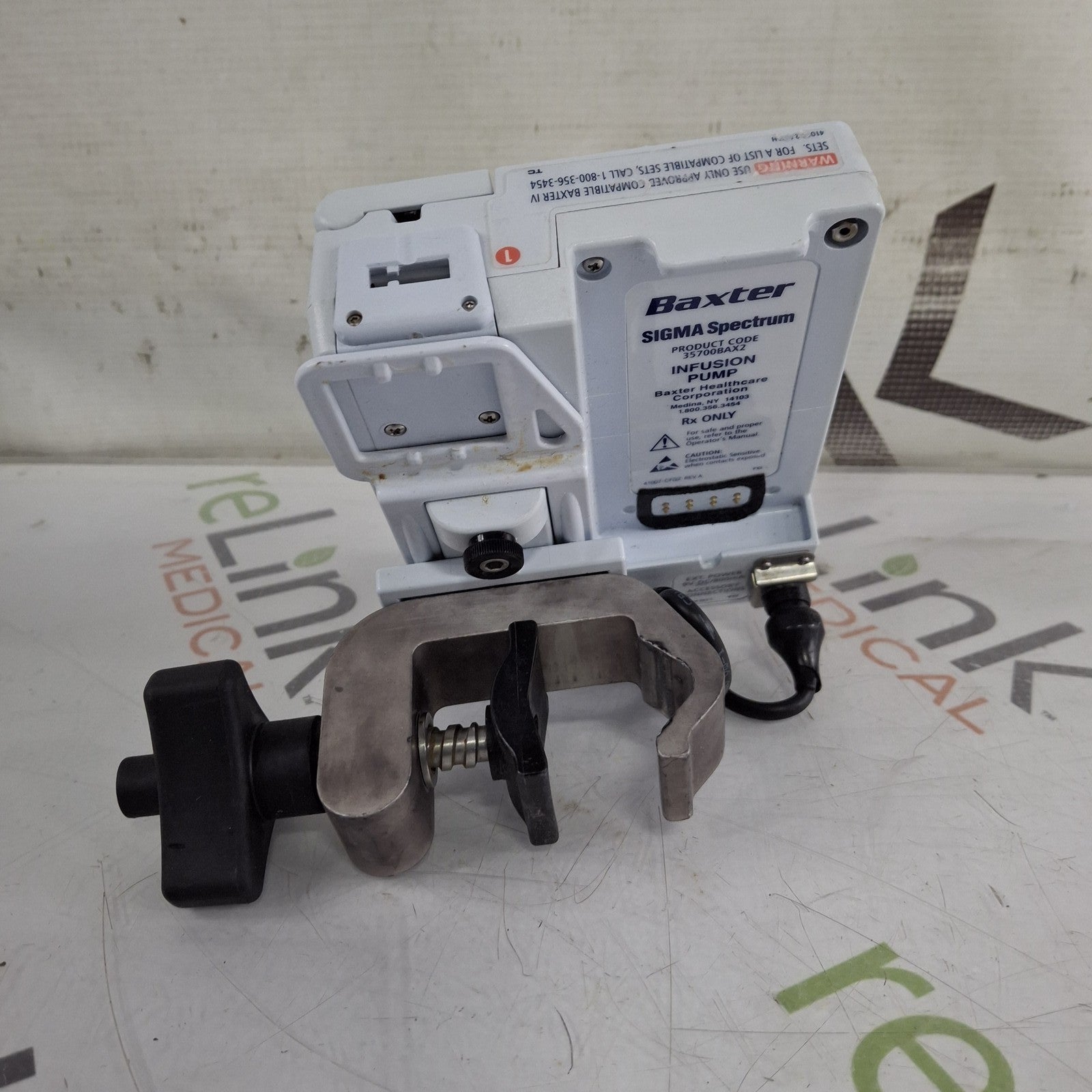 Baxter Sigma Spectrum 8.01.00 w/o Battery Infusion Pump