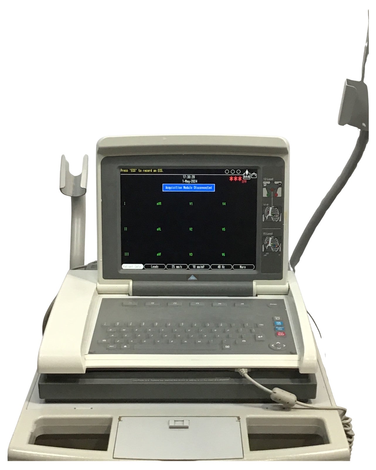 GE MAC 5500 HD RESTING EKG / ECG SYSTEM !