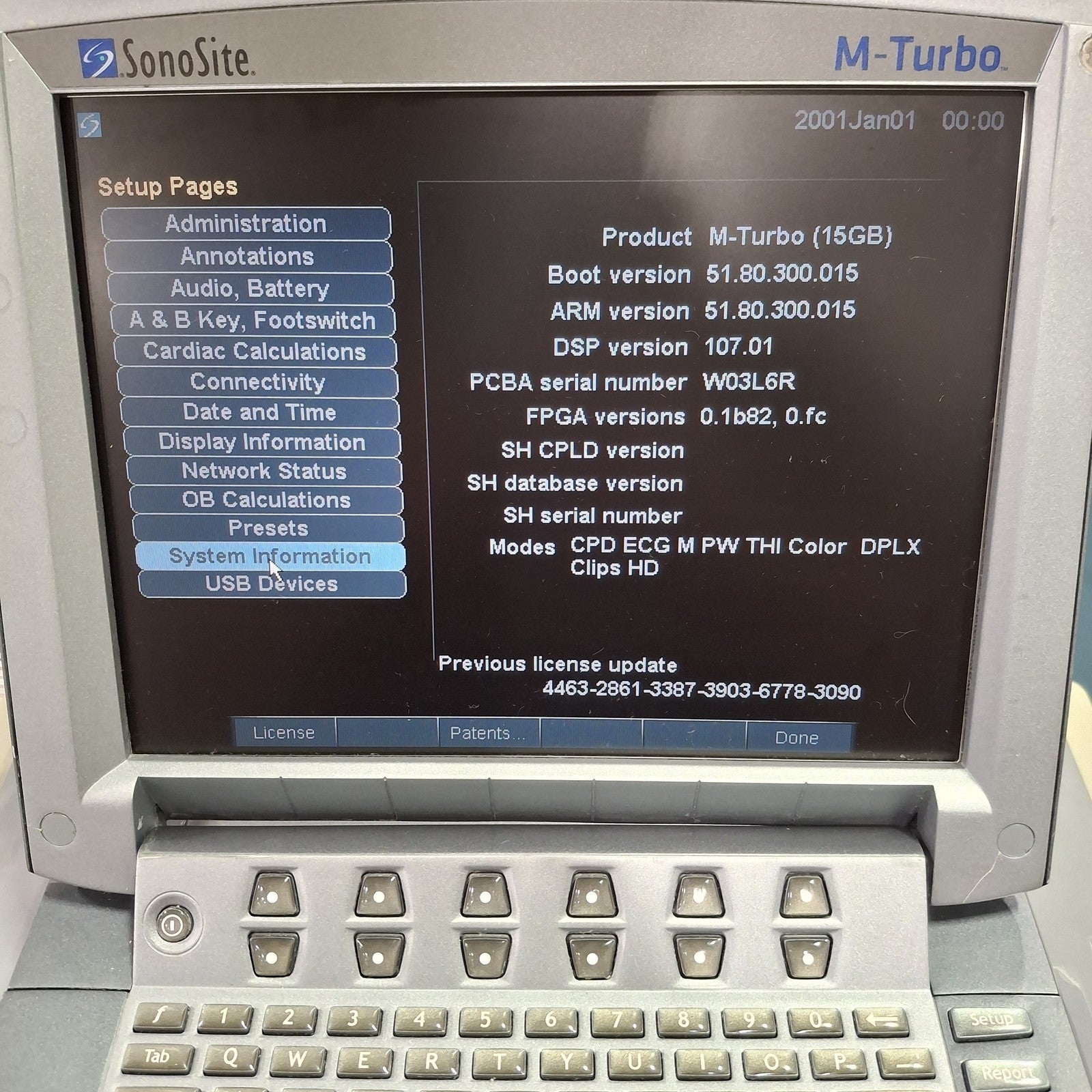 Sonosite M-Turbo Ultrasound