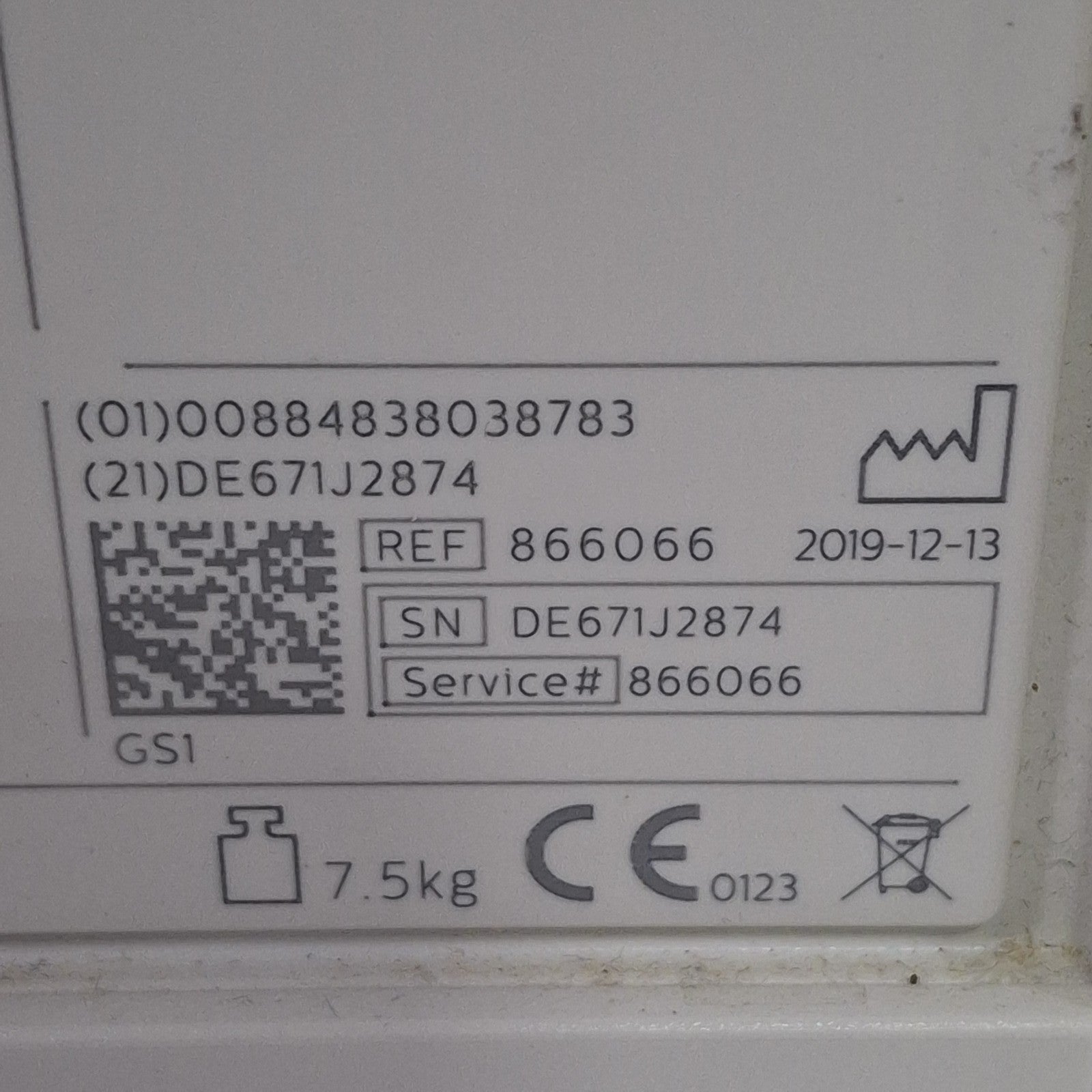 Philips MX550 Portable/Bedside Patient Monitor