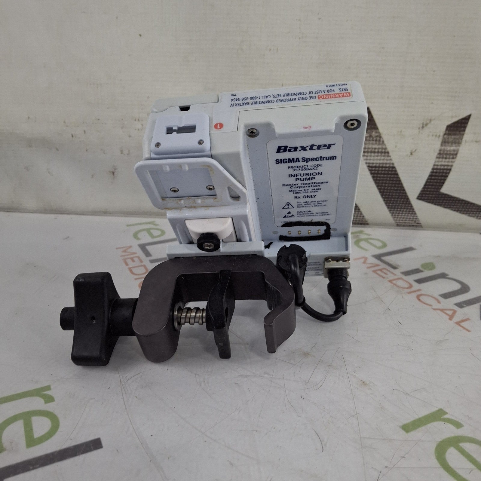 Baxter Sigma Spectrum 8.01.00 w/o Battery Infusion Pump