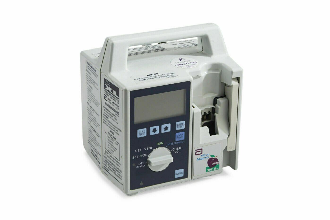 Hospira Abbott Plum XL Micro Macro IV Infusion Pump DIAGNOSTIC