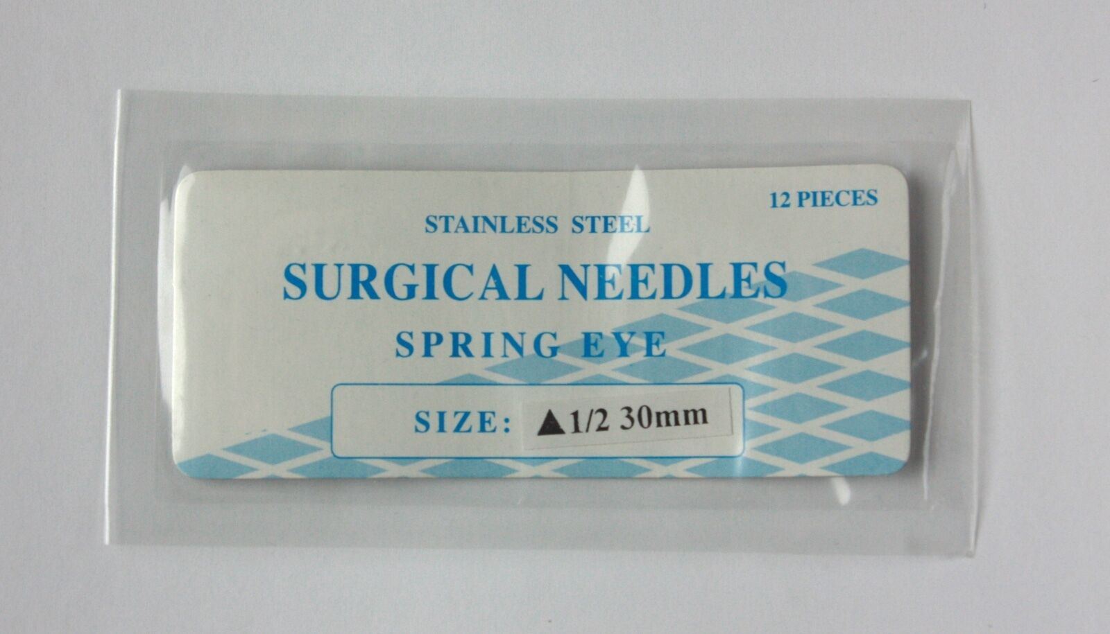 Veterinary SS Surgical Needles, Spring Eye, Cutting, 1/2 Circle, 30mm, 12 Pack DIAGNOSTIC ULTRASOUND MACHINES FOR SALE