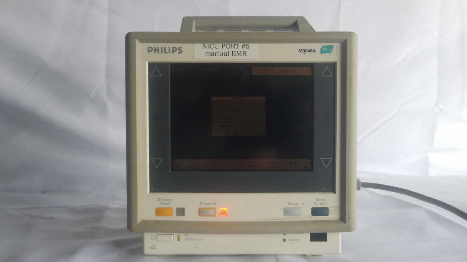 Philips M3 M3046A Portable Color Patient Monitor (NY213U) DIAGNOSTIC ULTRASOUND MACHINES FOR SALE