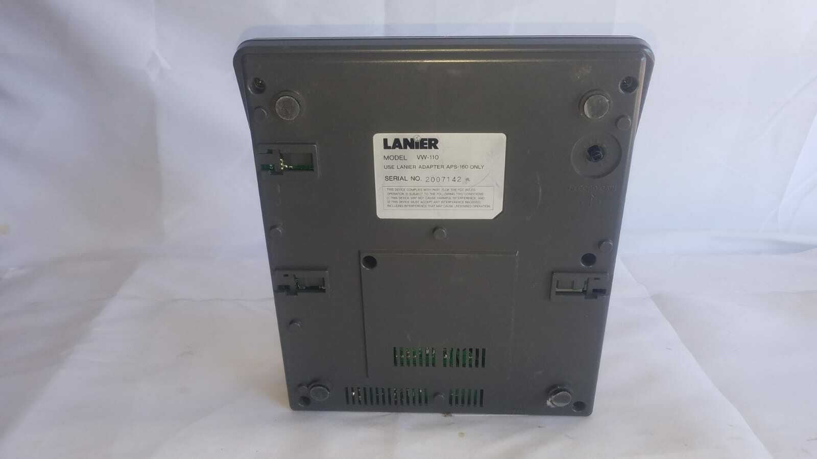 Lanier VW-110 Standard Cassette Dictation Machine (NY266U) DIAGNOSTIC ULTRASOUND MACHINES FOR SALE