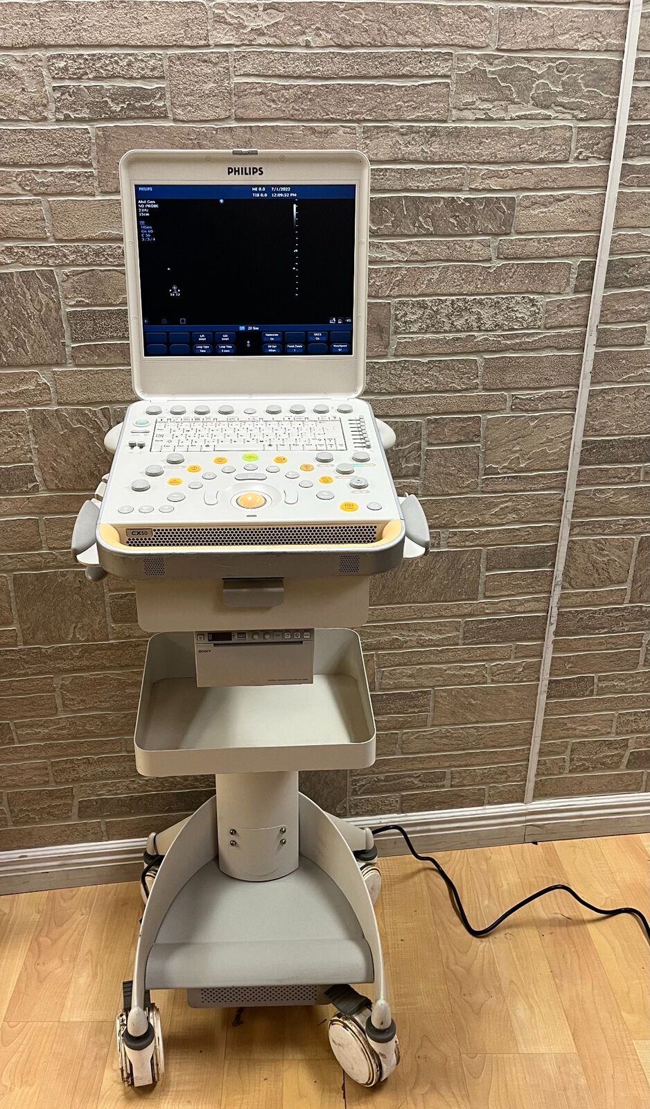 Philips CX50 Ultrasound Scanner Machine 2011 with cart and Linear Probe L12-3 DIAGNOSTIC ULTRASOUND MACHINES FOR SALE