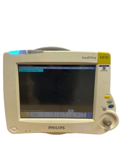 Philips IntelliVue MP30 Color Patient Monitor SN:DE62229685 REF:M8002A
