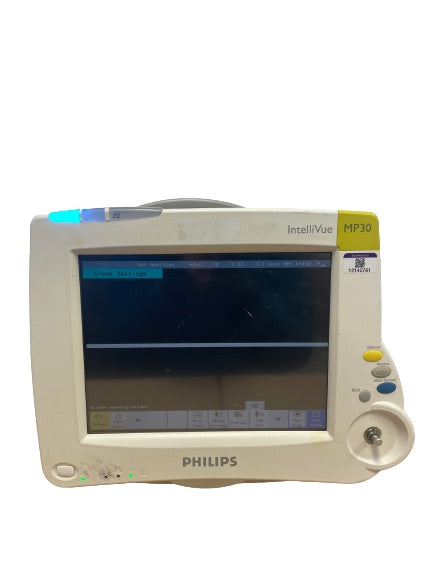 Philips IntelliVue MP30 Color Patient Monitor SN:DE62236235 REF:M8002A