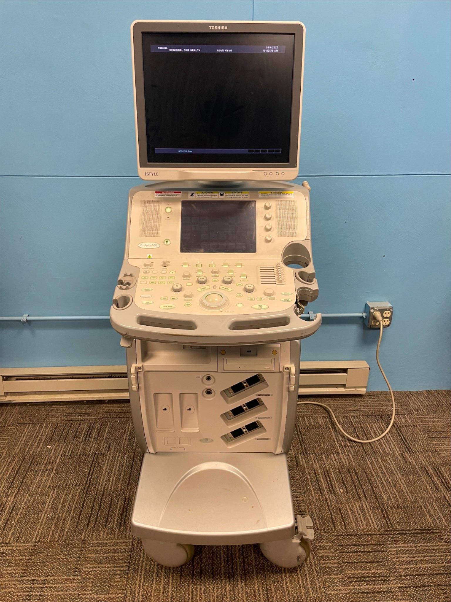 TOSHIBA APLIO MX Ultrasound Scanner Machine 2011 DIAGNOSTIC ULTRASOUND MACHINES FOR SALE