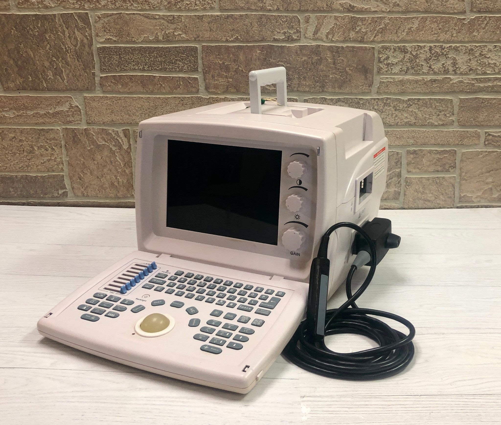 Veterinary  Ultrasound Scanner Machine with one Probe, WED-9618V used DIAGNOSTIC ULTRASOUND MACHINES FOR SALE