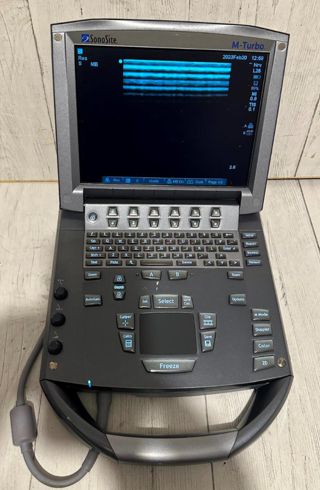 SonoSite M-Turbo Portable Ultrasound  2009 with Mini Dock Station