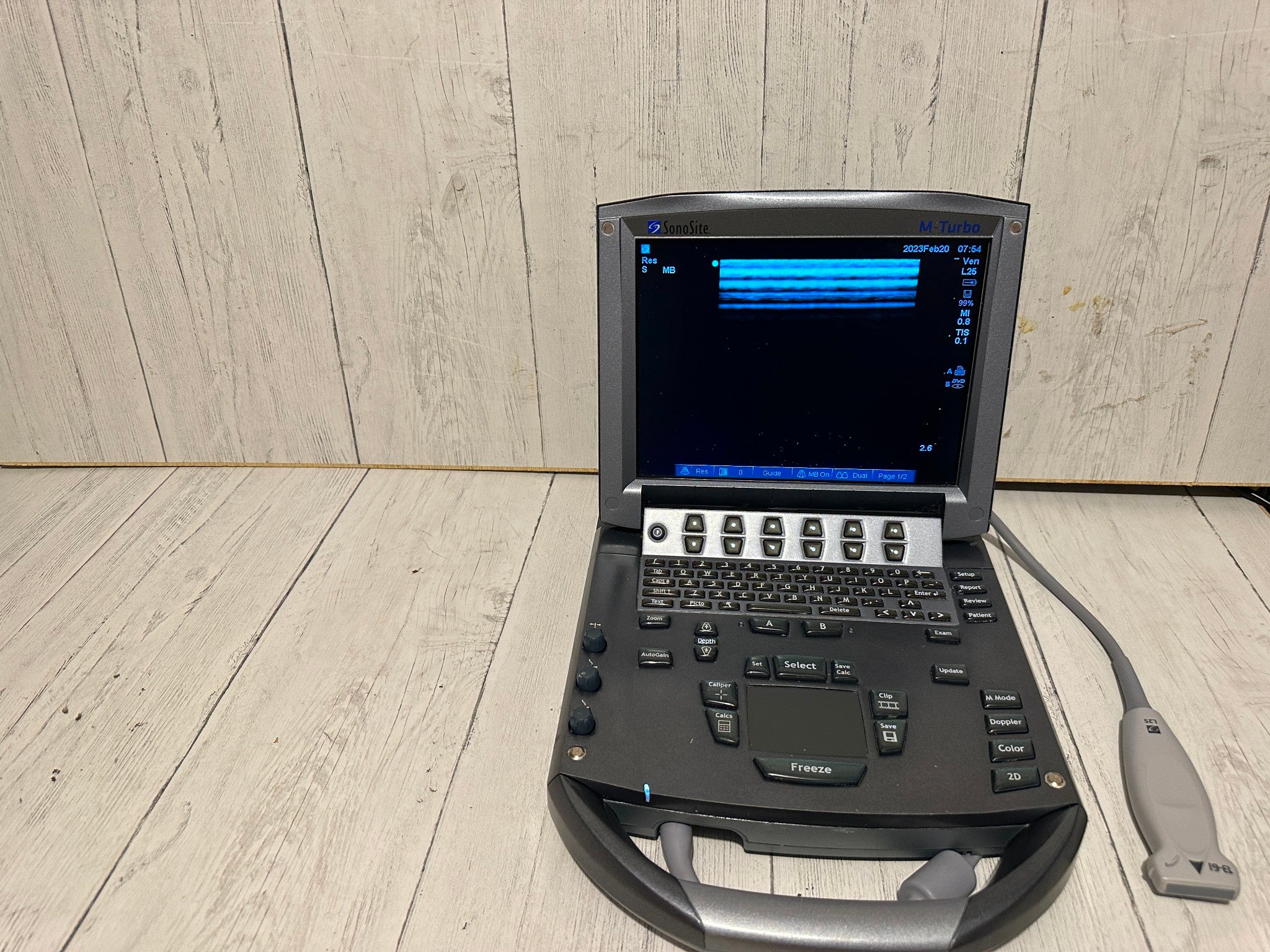 SonoSite M-Turbo Portable Ultrasound 2013 with Mini Dock Station