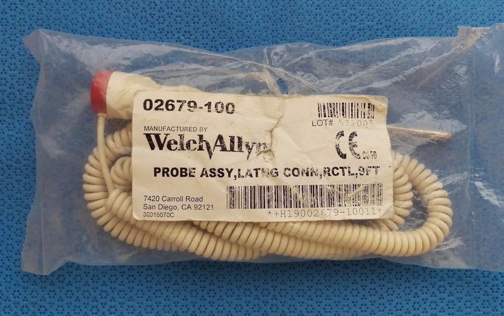 Welch Allyn Spot Vital Signs Temperature Probe 9' Rectal #02679-100 NEW SureTemp DIAGNOSTIC ULTRASOUND MACHINES FOR SALE