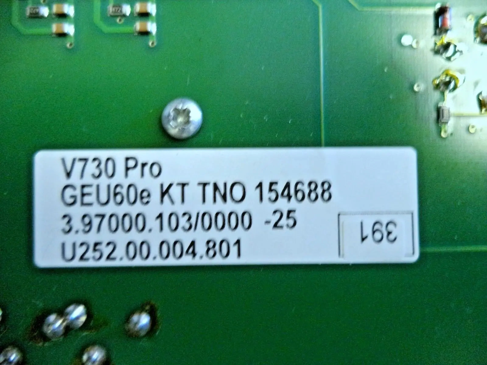 GE Voluson 730 Pro Ultrasound GEU60e (User Interface) Board (PN: KTZ154688) DIAGNOSTIC ULTRASOUND MACHINES FOR SALE