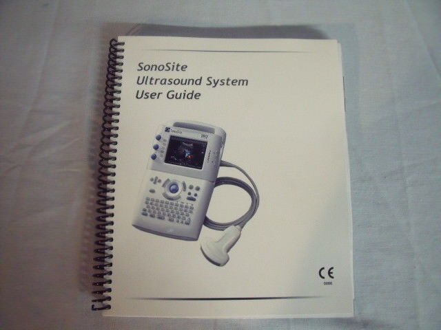 Sonosite Ultra Sound System User Guide and Supplement User Guide  ! L5 DIAGNOSTIC ULTRASOUND MACHINES FOR SALE