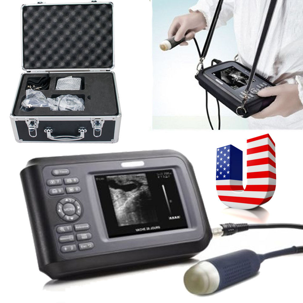 USA! Veterinary Ultrasound Scanner Handscan Probe For Farm Animal Pig Pregnancy DIAGNOSTIC ULTRASOUND MACHINES FOR SALE