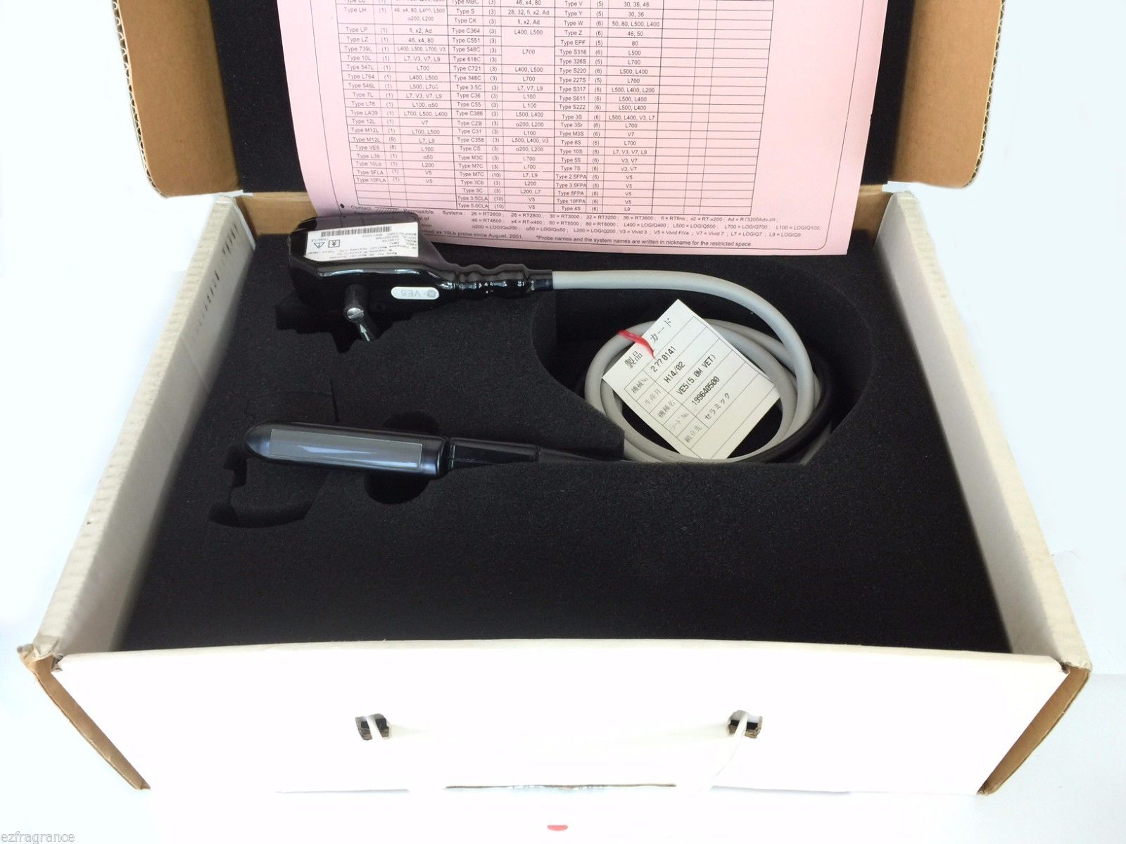 GE VE5 Sidefire Linear/Rectal Probe for the LOGIQ 100 and LOGIQ 100 PRO DIAGNOSTIC ULTRASOUND MACHINES FOR SALE