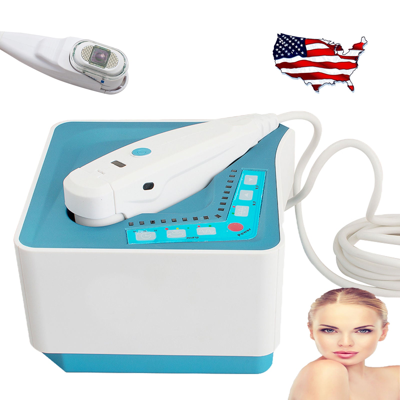US HIFU High Intensity Focused Ultrasound RF Beauty Care Machine Salon Home Use DIAGNOSTIC ULTRASOUND MACHINES FOR SALE