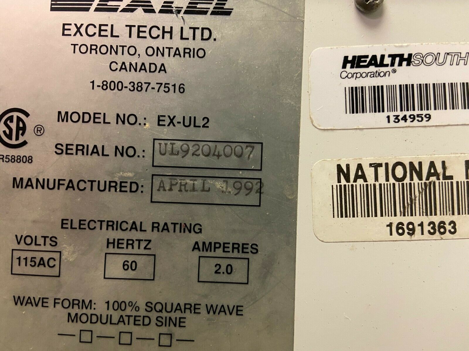 EXCEL XLTEK ULTRA III Therapeutic Ultrasound Center EX-UL2 DIAGNOSTIC ULTRASOUND MACHINES FOR SALE