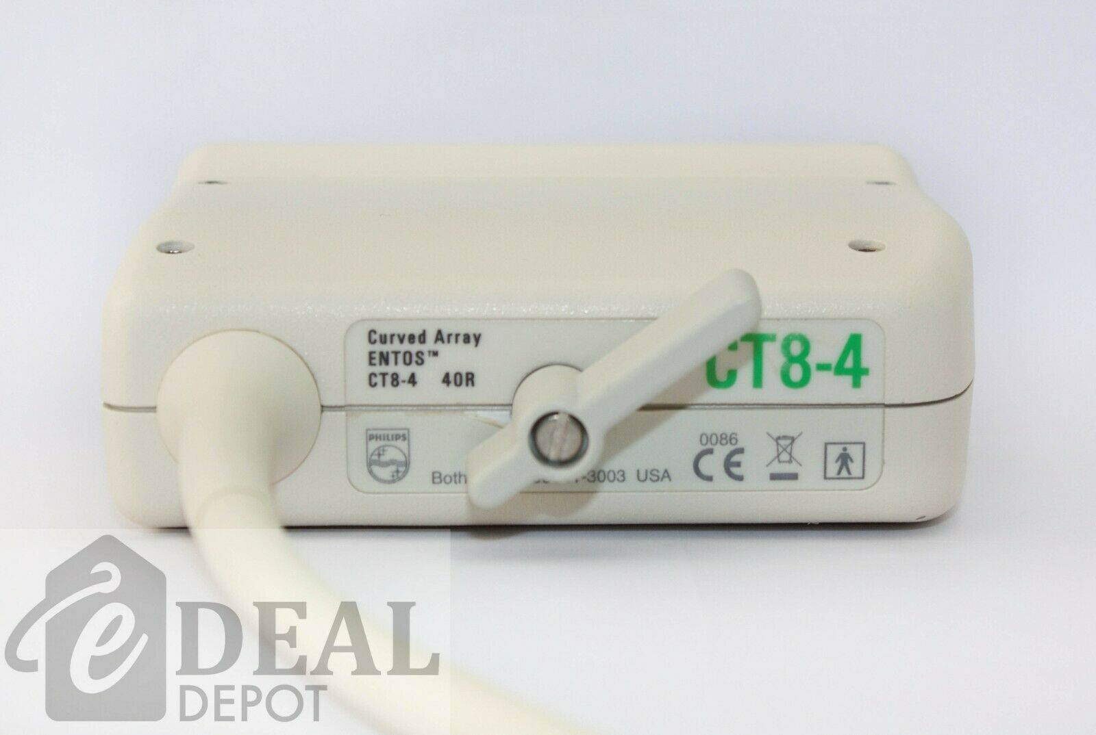 Philips ATL CT8-4 4000-0390-04 Ultrasound Transducer for HDI Series DIAGNOSTIC ULTRASOUND MACHINES FOR SALE