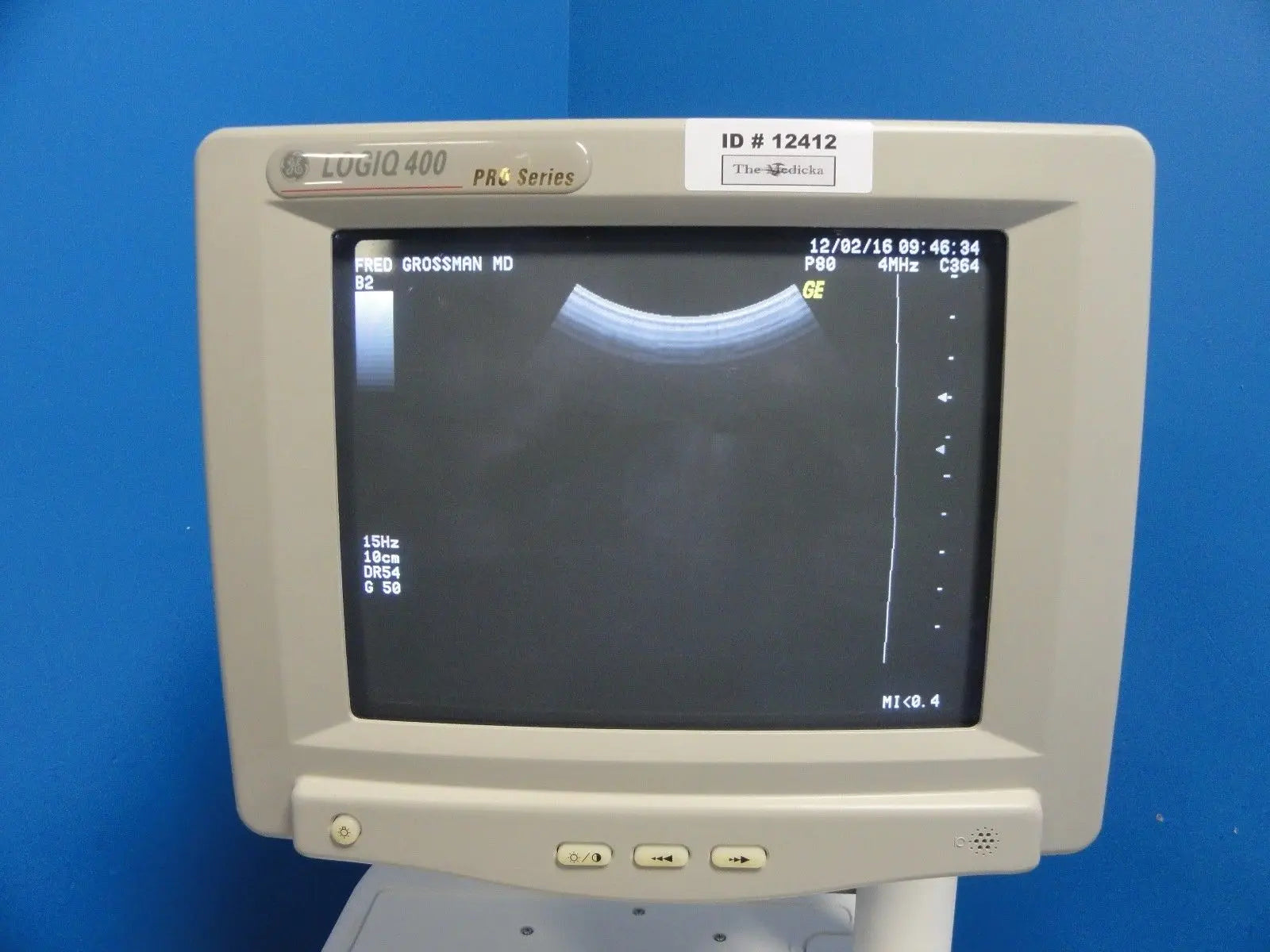 GE Logiq 400 Pro Series Ultrasound W/ C364, C551, LA39  Probes & Printer ~ 12412 DIAGNOSTIC ULTRASOUND MACHINES FOR SALE