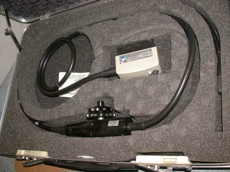 HP Hewlett Packard 21362A Ultrasound Transducer 5 MHz + case FREE S&H DIAGNOSTIC ULTRASOUND MACHINES FOR SALE