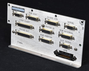 HP Sonos 1000 Diagnostic Ultrasound Rear I/O Interface Panel Board 77100-27110 A