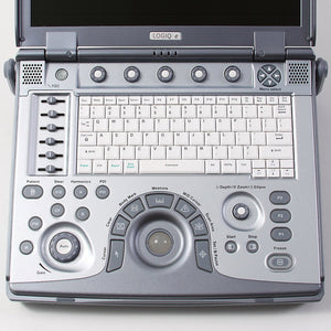 GE Logiq E Portable Ultrasound Machine System with 4C-RS Convex Probe