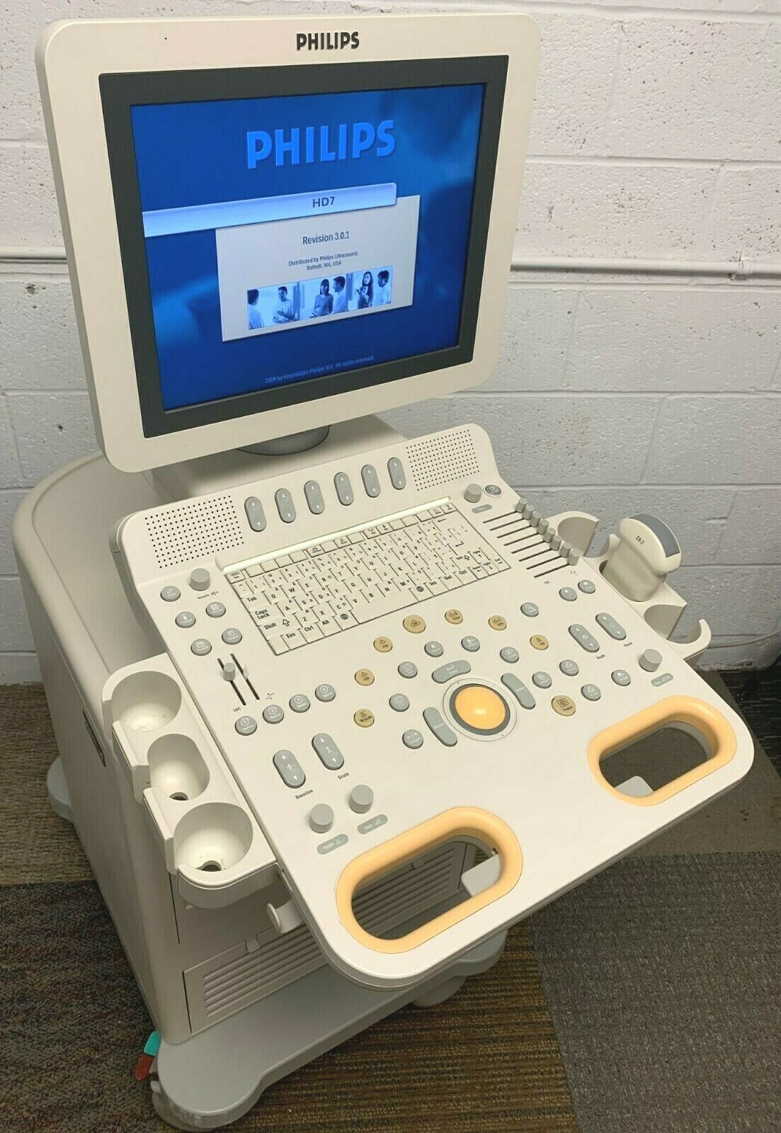 Philips HD7XE Ultrasound System (DOM: July 2010) w/ C5-2 Transducer