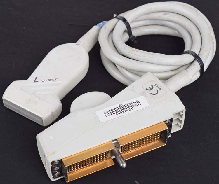 2x Acuson L7 Linear Array 38mm 5.0/7.0MHz Ultrasound Transducer Probe AS-IS DIAGNOSTIC ULTRASOUND MACHINES FOR SALE