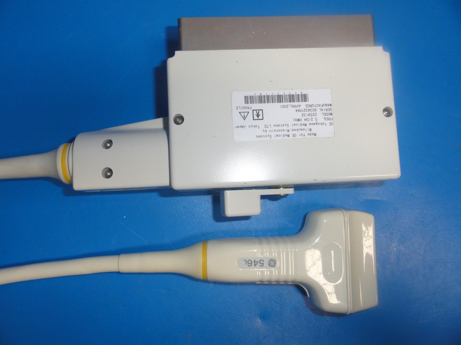 GE 546L P/N 2259132 Vascular Small Parts Linear Array Probe for GE Vivid 3 /6045 DIAGNOSTIC ULTRASOUND MACHINES FOR SALE